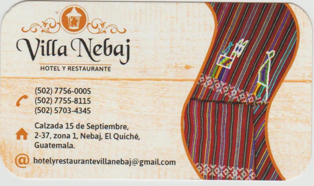 Hotel Y Restaurante Villa Nebaj Екстер'єр фото